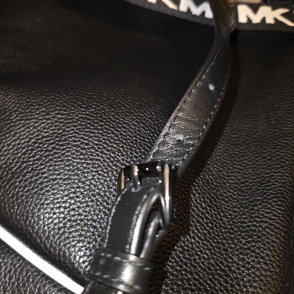 Michael Kors Backpack in Black, White, and Yellow - Picture 5 of 8